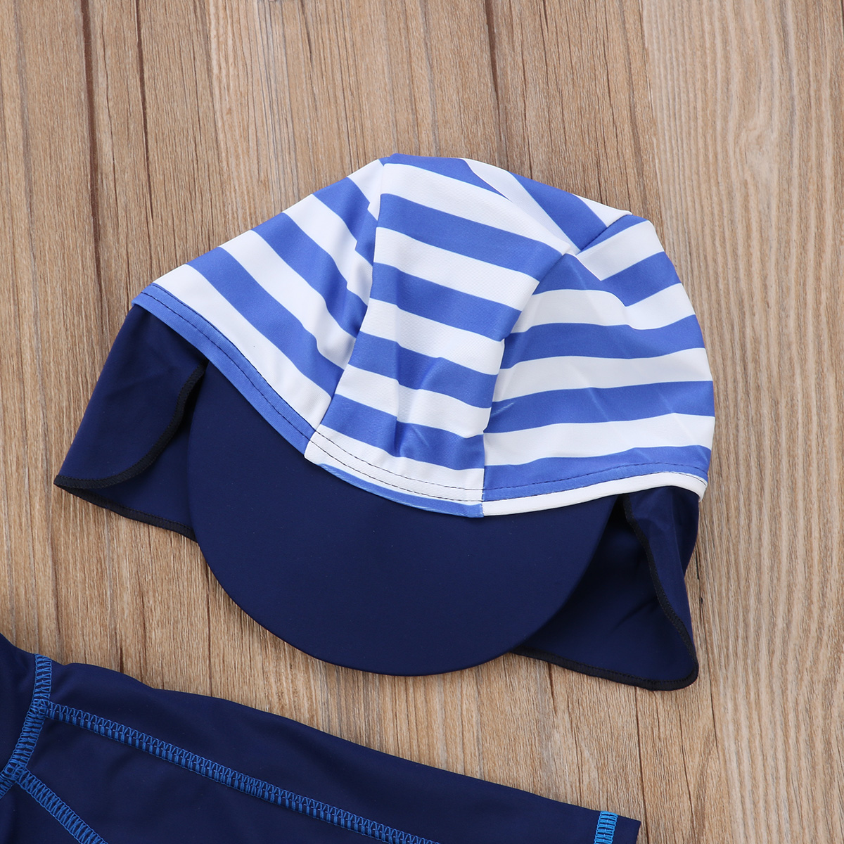 Zomer Peuter Baby Kind Kid Zwemmen Jongens Meisje Badpak 1-7Y Rash Guard Kostuums Korte Mouw Badkleding