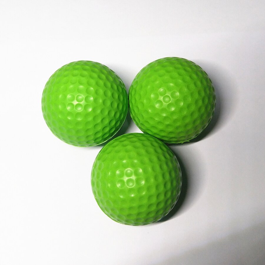 20 pcs/lot balles de Golf en mousse légère PU 6 couleurs balles de pratique de Golf pour la formation de Sport en plein air en intérieur balles de Golf en éponge élastique: mix colors