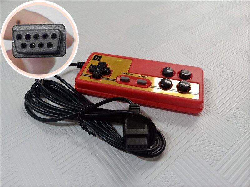 Various Models Joysticks Retro Game Console Accessories 7-hole 9-hole Micro-USB Mini-USB Adapter Controller Gamepad Joystick: 9-HOLE