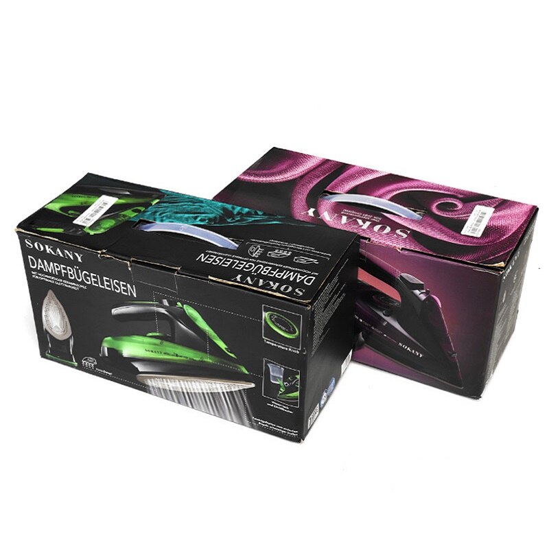 Steam Iron 5 Speed Adjust Cordless Charging Portable Clothes Ironing Steamer Portable Ceramic Soleplate 2400W/360ml