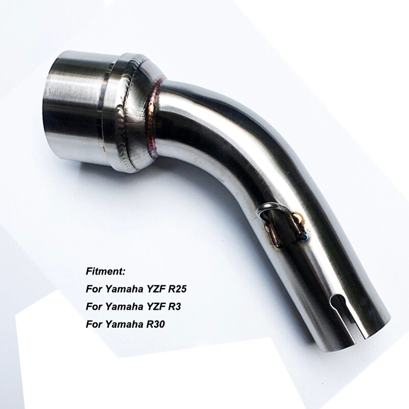 Motorcycle Motorbike Original Factory Exhaust Mid Connecting Link Pipe Adapter Elbow For YAMAHA YZF R25 R30 R3 15 16