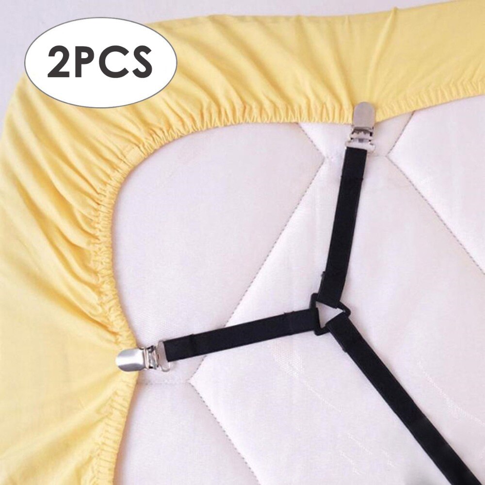 2 stuks/partij lange verstelbare elastische bedlakenhouder matrasklem bevestigingsmiddelen dekens grippers bevestiging antislip riem riempen