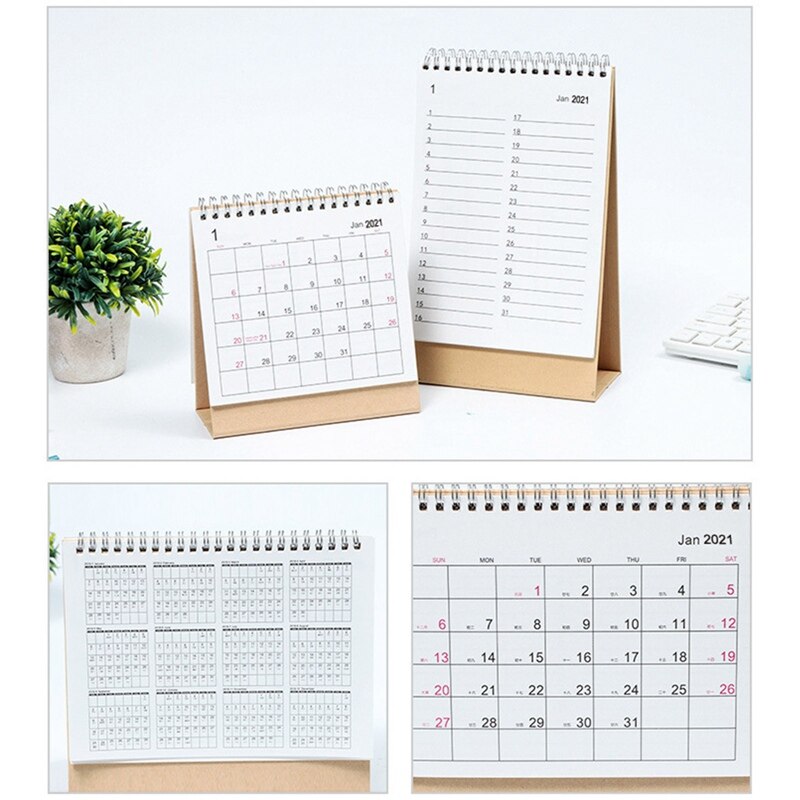 Simple desktop office calendar Office calendar Students and teachers desktop time reminder