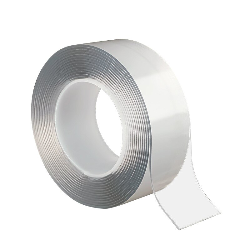 Superstark dubbelhäftande tejp genomskinlig dubbelhäftande tejp för scrapbooking 1m/3m spårlös nano dubbelhäftande tejp