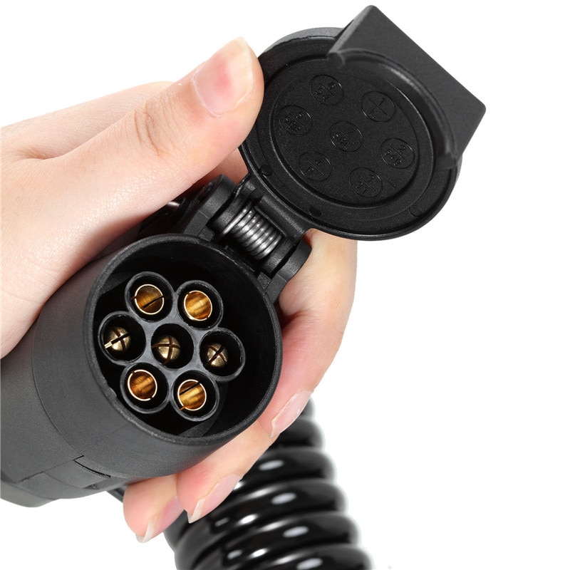 3m 7 -stifts släpvagn lastkort förlängningskabel ledning han till hona kabelkontakt uttag förlängningssladd kabeldragning husvagn tillbehör