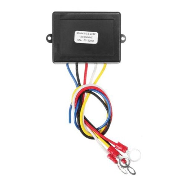12v vinsj trådløs fjernkontroll vinsj + mottaker sett bryter 100ft dc12v til jeep bil lastebil atv suv utv advare 433 mhz