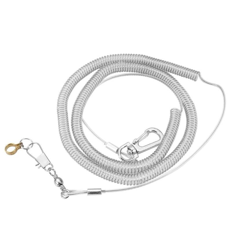 Harnais Anti-morsure oiseau perroquet 6m, entraînement en vol, corde laisse pour c.ckatiels aras, oiseaux étoilés gris africains: 4.5mm