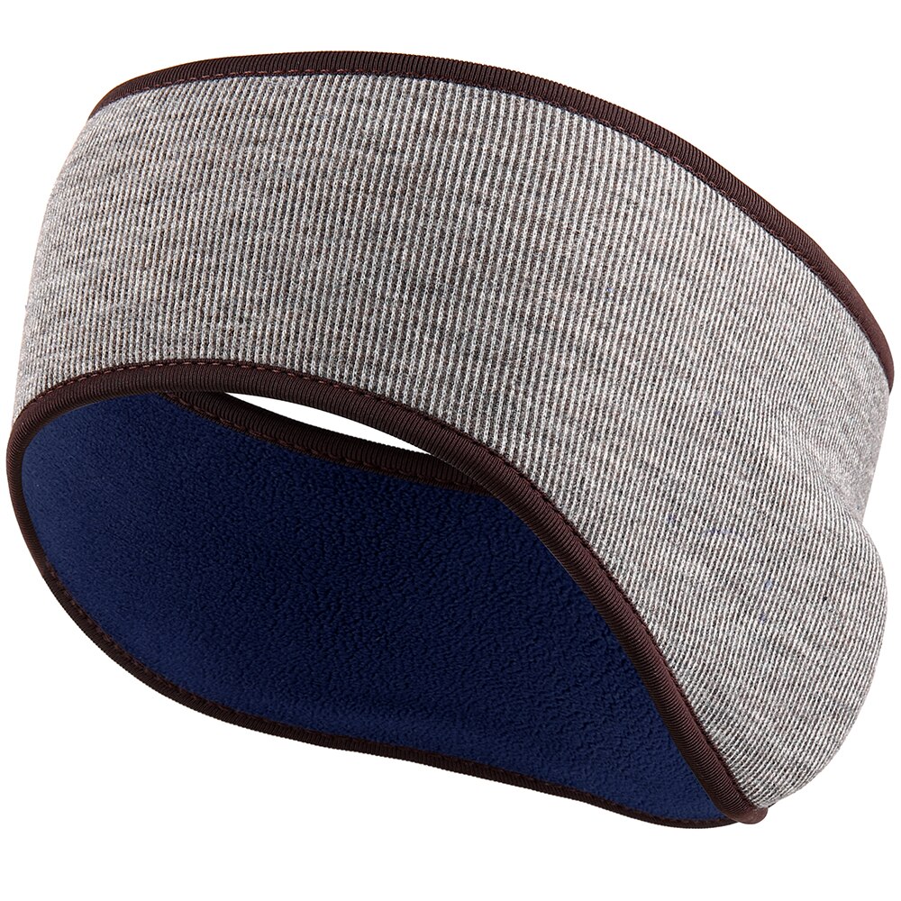Gumao Warmer Fleece Hoofdband Zwarte Thermische Hoofd Haarband Gym Yoga Fietsen Running Zachte Dikke Sport Zweetband Mannen Vrouwen Winter: 8HB-A38-001(Thick)