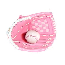 10.5/11.5/12.5 Inch Outdoor Sports Pink Baseball Glove Softball Practice Left Hand for Adult Man Woman Training