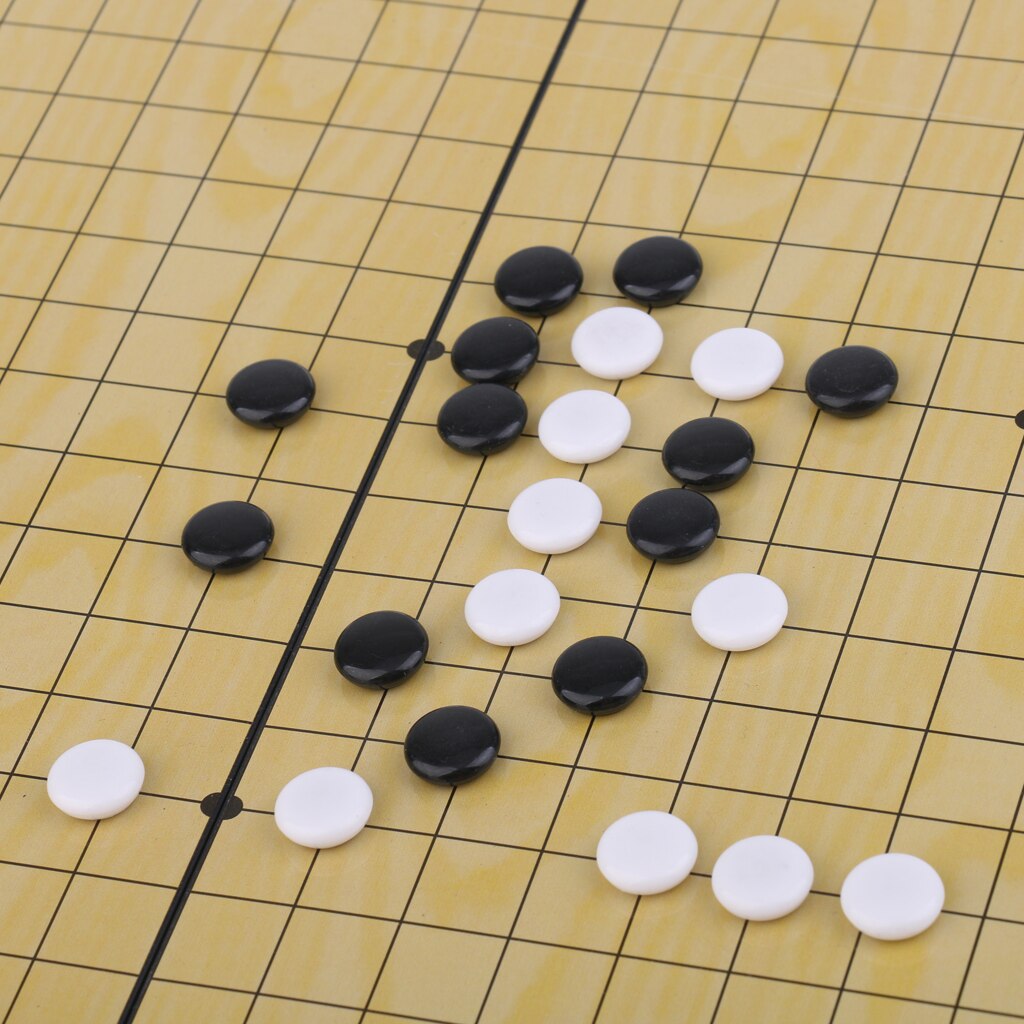 MagiDeal Kids Go Game Portable Fold Go Game Chess Board Weiqi