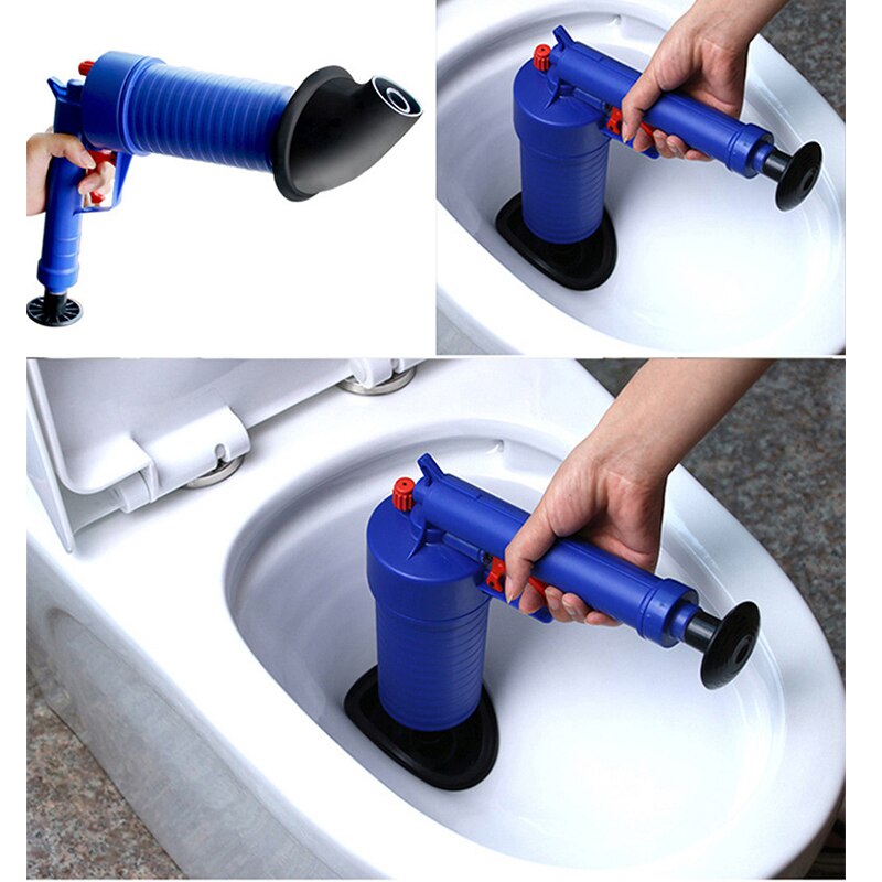 Air Power Drain High Pressure Powerful Dredge Manual Sink Plunger Opener Cleaner Pump for Bath Toilet Sewer Bathroom Accessories
