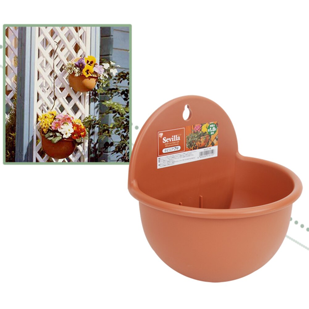 Plastic Flower Pots Planters Wall Mounted Planter Pot Flowerpot Flower Basket Planter Desktop Ornement Home Garden Decoration