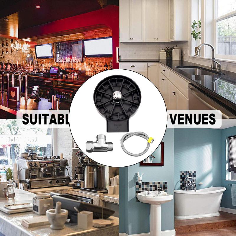 Faucet Glass Rinser For Kitchen Sink Automatic Cup Washer Bar Glass Rinser Coffee Pitcher Wash Cup Tool Kitchen Sink Accessories