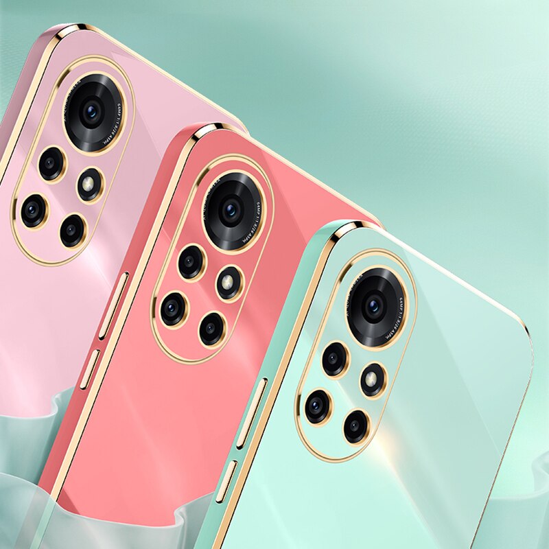 Luxus Platz Zurück Abdeckung für Huawei Nova 8 8Profi 5G praktisch fallen Objektiv Schutzhülle Original Mädchen Stoßfest Funda nova8 Coque