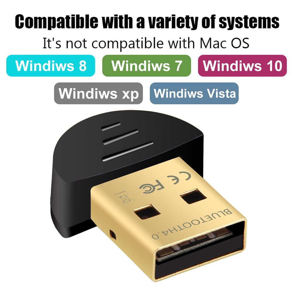 USB Mini Bluetooth 4.0 CSR4.0 Adapter Bluetooth Receiver Wireless Transfer Adapter For PC Laptop Bluetooth Headphones Speakers