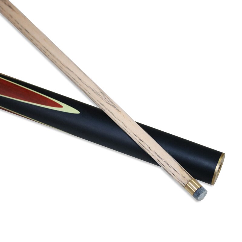 3/4-pc ash wood snooker cue, 9/10/mm tip, 17-20oz