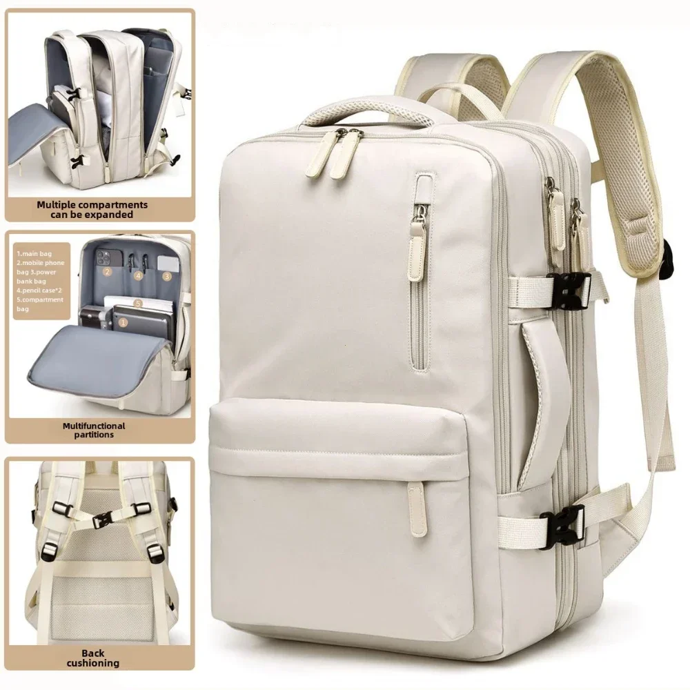 Ryggsekk 40x30x20cm - Håndbagasje for Fly - Laptop Ryggsekk - Unisex