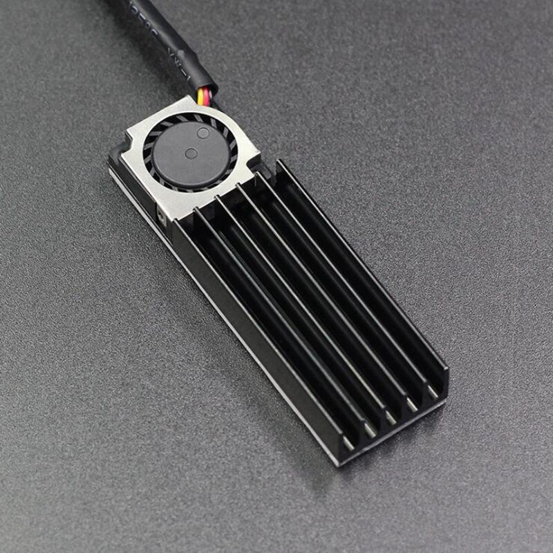 M.2 Hard Disk Heat Sink PCI-E for M.2 2280 Specification SSD Cooling Fan M.2 Solid Cooling Vest 3PIN Power Supply