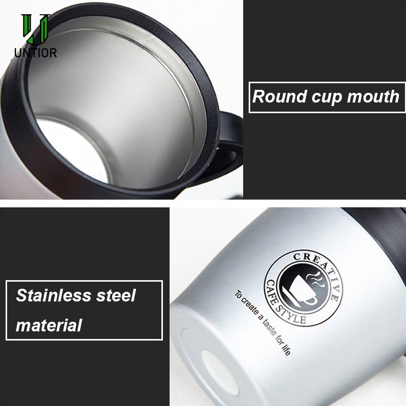 UNITOR 330ml Travel Mug Eco Friendly Stainless Steel Tumbler Coffee Cup Tea Mug Vacuum Insulated Office Cup Travel Coffee Mug