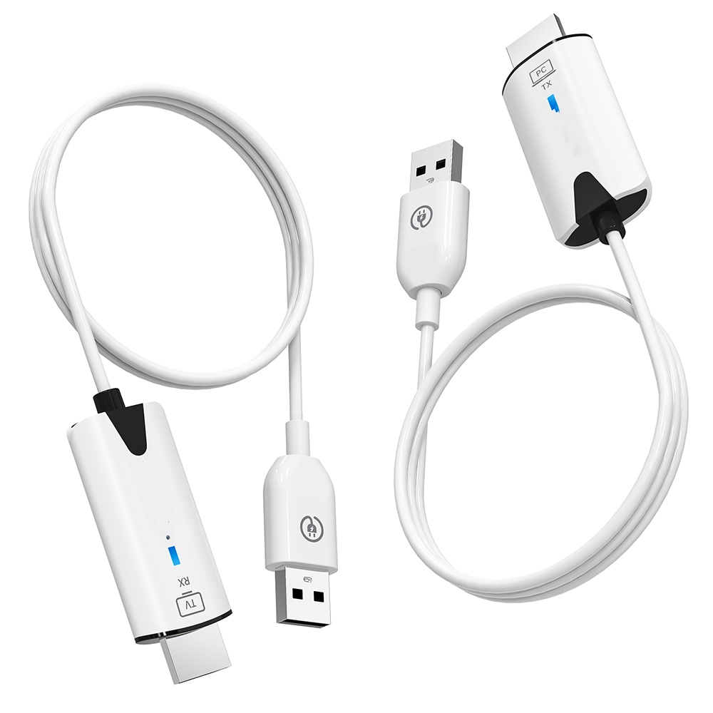 30 m draadloze transmissie videozender en ontvanger HDMI-compatibele extender displayadapterkabel schermspiegel voor camera