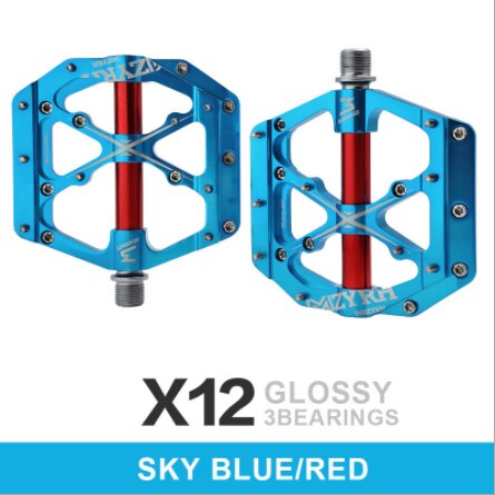 Pedales planos de aluminio ultralivianos para bicicletas de montaña, con 3 rodamientos y sellado Universal, Ciclismo de Carretera: D