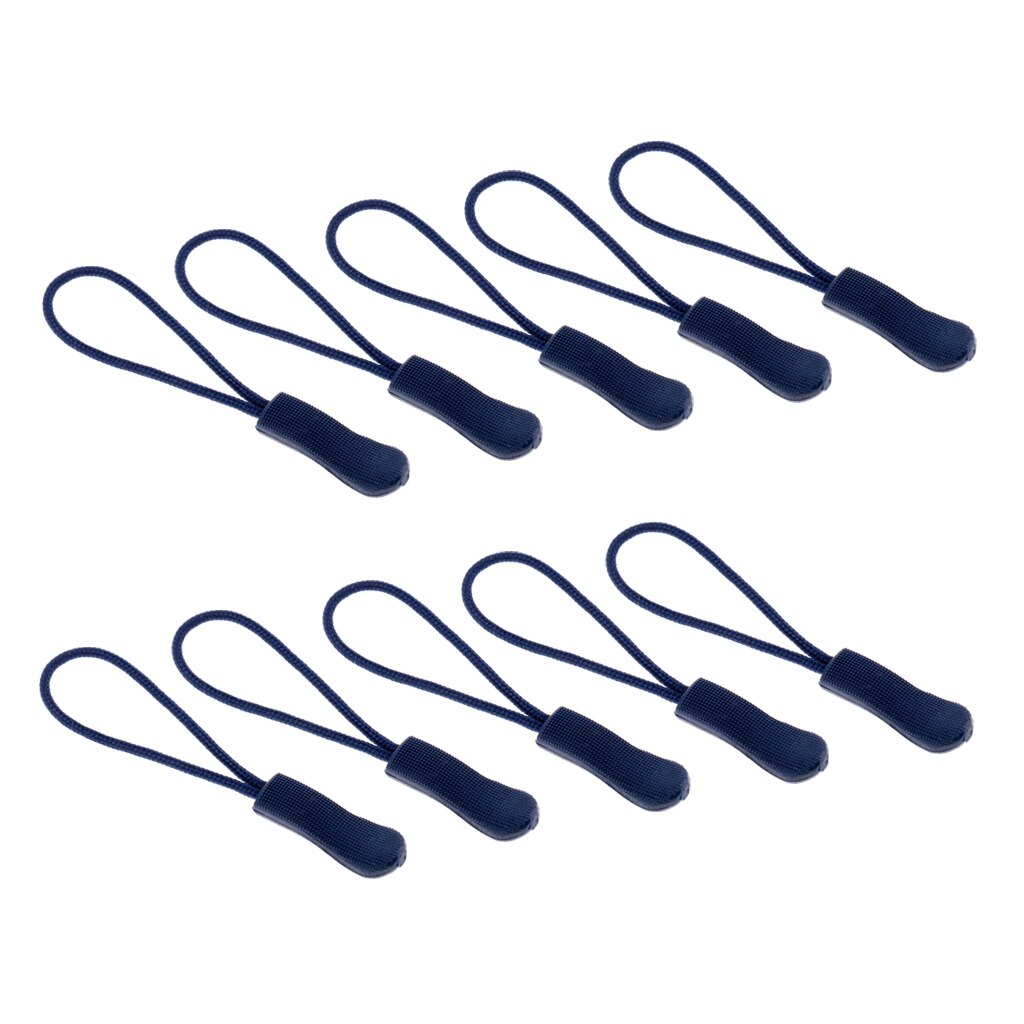 10 kpl kestävä vetoketju vetää vetoketjuista vetoketjutunnisteet johto vetää vetoketjun jatkoa vetoketjun kiinnitin takin reppuun: Tummansininen