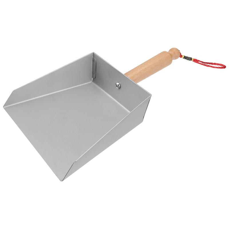 1pc Stainless Steel Mini Desktop Dustpan Kitchen Mini Dust Pan for Home (Silver)
