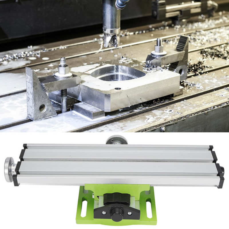 Alloy Steel Drilling Slide Table Milling Worktable Multifunction Drilling Slide Crossed Table Set Machine Tools