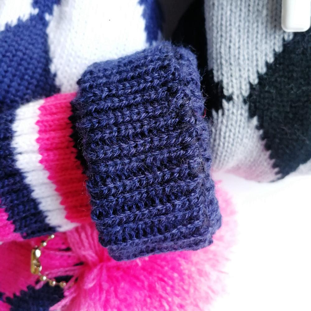 Funda clásica con pompón para la cabeza, para palos de Golf de punto de lana, cubierta para la cabeza híbrida con etiqueta X, 1 ud.