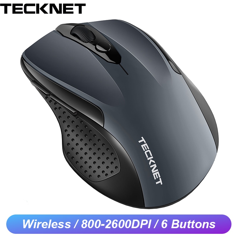 TeckNet Wireless Bluetooth Mouse 800/1200/1600/2000/2600 DPI Wireless Mouse Bluetooth For Laptop 24 Month Battery Life