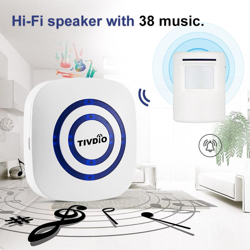 Solidpin Driveway Motion Sensor Alarm Chime, Professional Wireless - View #11