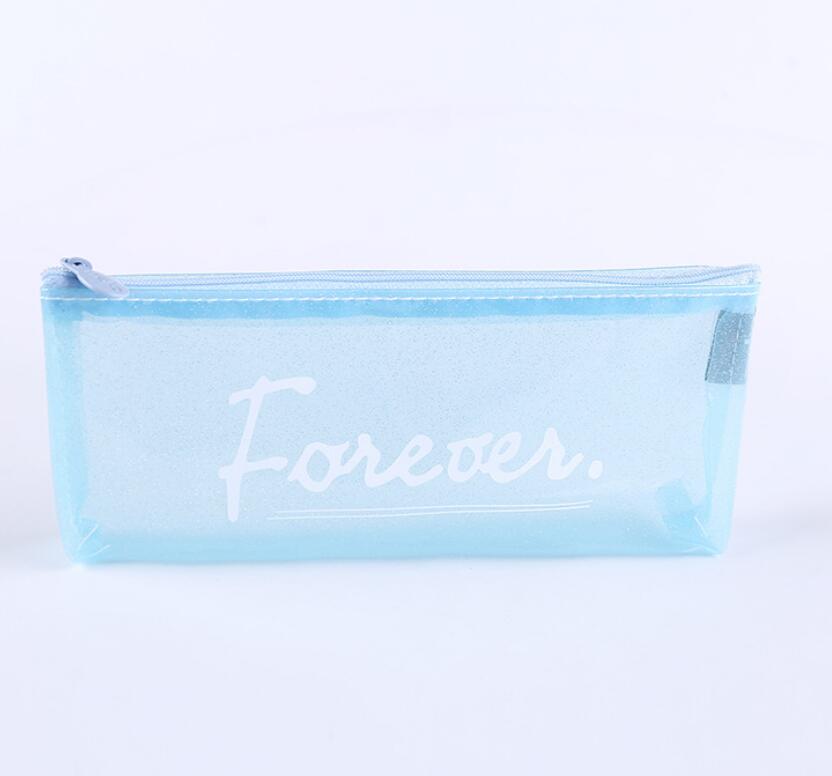 Cartoon Transparante Dier Etui Leuke Fruit Potlood Bag Storage Pouch Kantoor Schoolbenodigdheden Zakka: 12