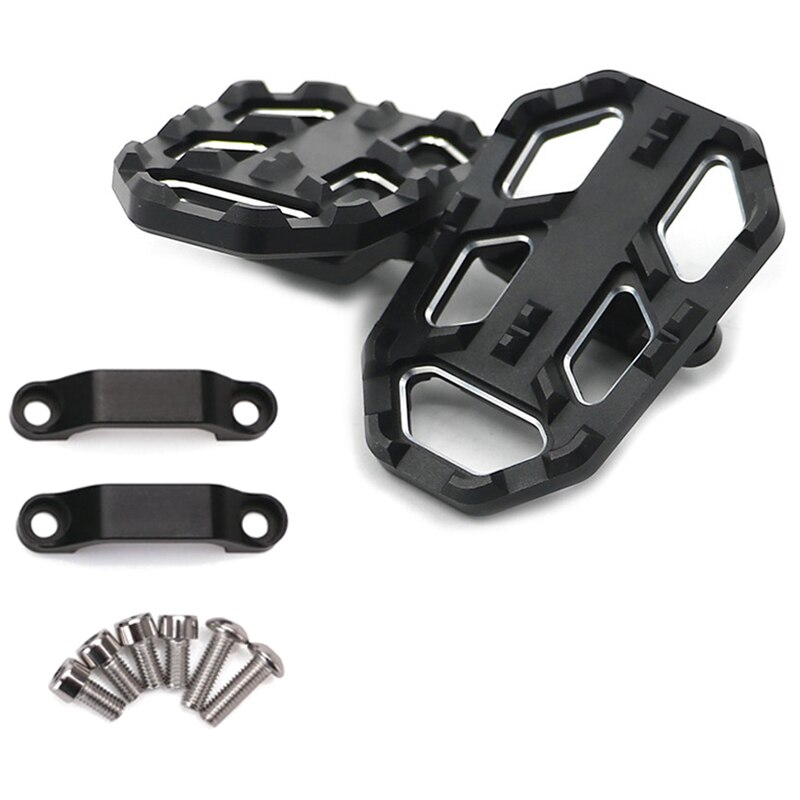 For Honda Nc700X Nc700S And Nc750X Nc750S Cnc Aluminum Motorbike Foot Pegs Footpegs Footrests(Black): Default Title