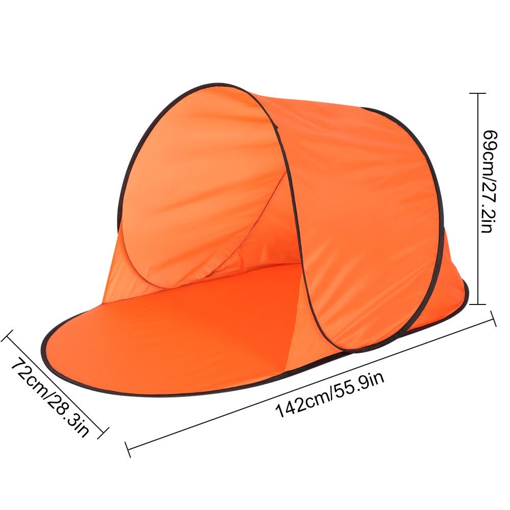 Tragbares Pop-up-Strand zelt Camping zelt Schatten Sonnenschutz UV-Schutz Camping zelt langlebige Polyester-Pa-Beschichtung Wanders chutz