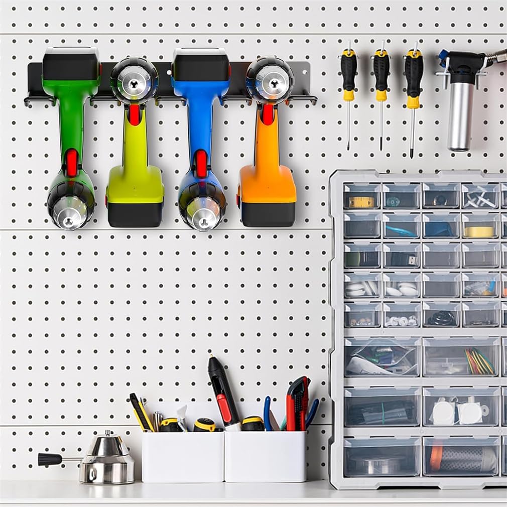 Support de rangement mural pour outils électriques, armoire à outils flottante, support de perceuse électrique, support de rangement robuste pour atelier et Garage