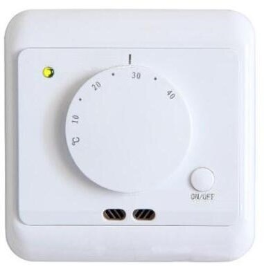Electric heating double temperature dual control thermostat 16A high power European mechanical temperature controller