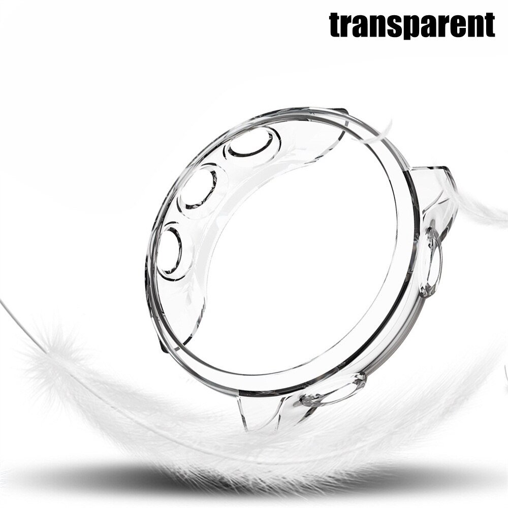 Ultra Slim Protector Case for Garmin Forerunner 245 245M Ultra Slim Soft Hollow out Watch Cover Protective Bumper Shell: Clear