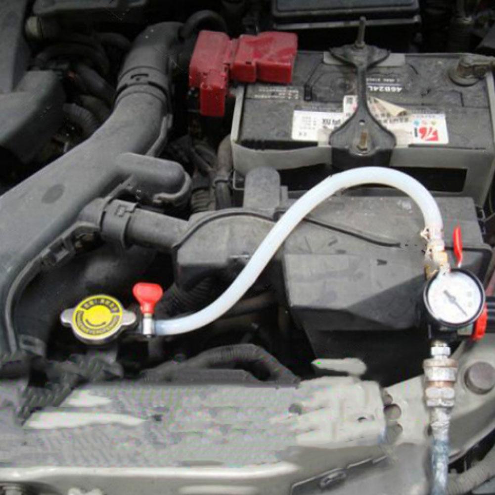 Universal Car Automobile Water Box Leak Detector 50cm Auo Cooling System Tester Cars Pressurization Meter Leak Pressure Tester