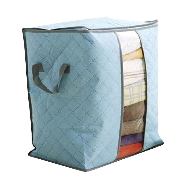 1 Stuk Van Opvouwbare Opbergtas Kleding Deken Quilt Closet Box Zak Trui Kleur Opbergtas