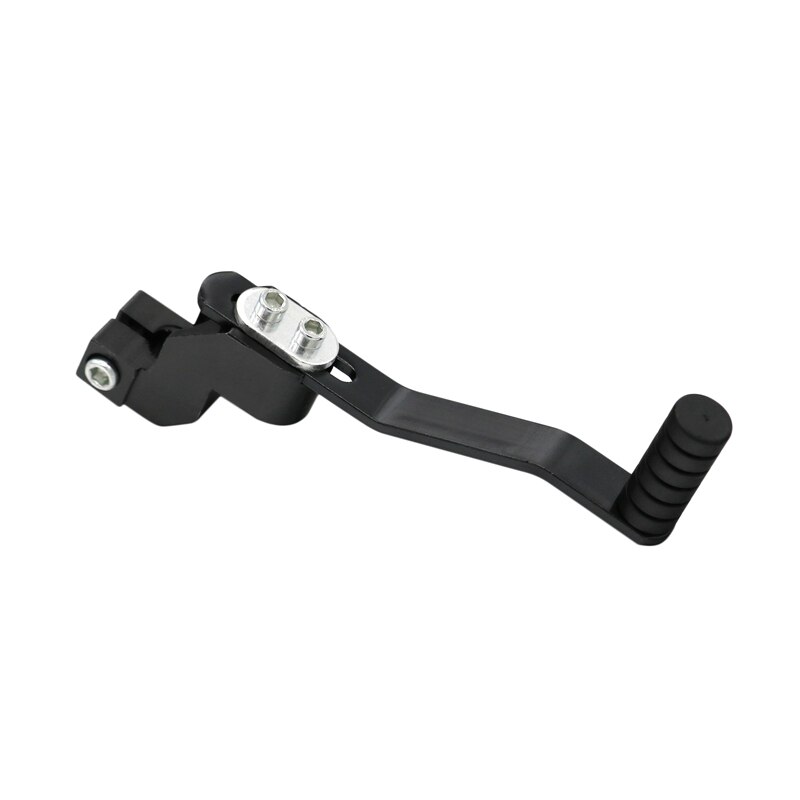 MoFlyeer Motorcycle CNC Folding Aluminum Gear Shift Lever Off Road ATV Dirt Bike Motorbike Gear Change Levers Refit Accessories: black