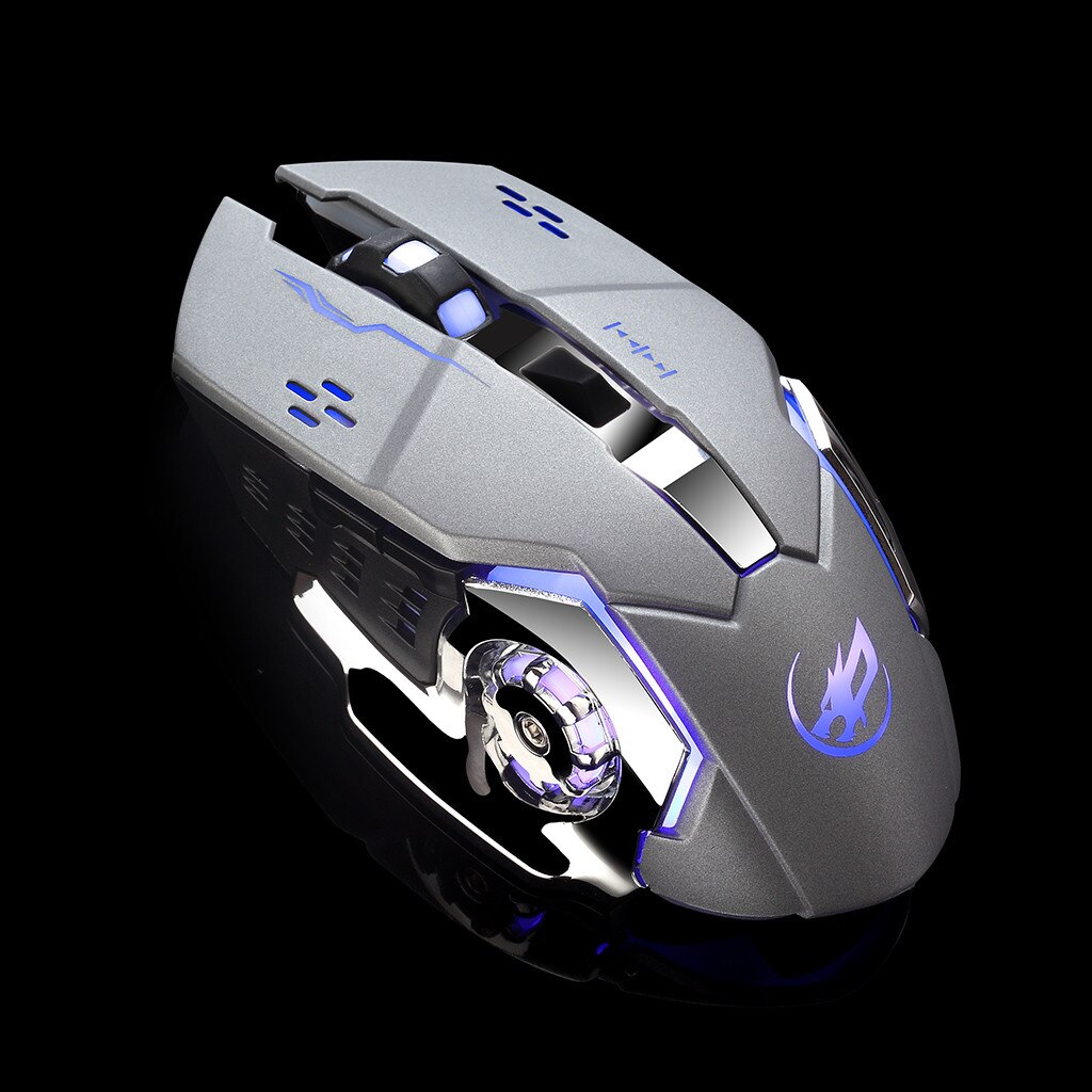 Charging Wireless Gaming Mouse with 6 Buttons USB Receiver Backlight Portable Ergonomic Computer Silent PC Gamer Desktop Gaming