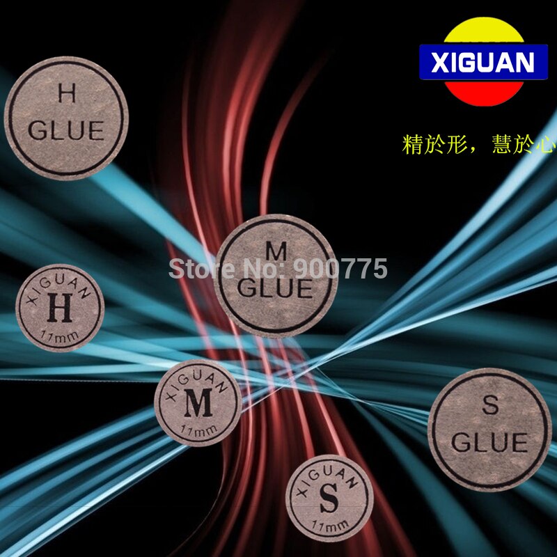 2 unids consejos Taco de billar de Cuero en capas XIGUAN Dureza Media Suave (Opcional) 11mm Billar suelas para tacos de billar accesorios