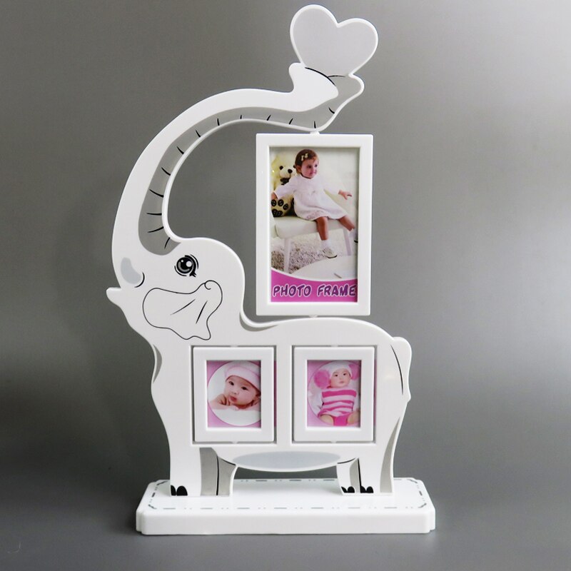 Muur Opknoping Kinderen Poto Frame Set Tafel Giraffe Olifant Baby Fotolijsten Combinatie Voor Foto Foto