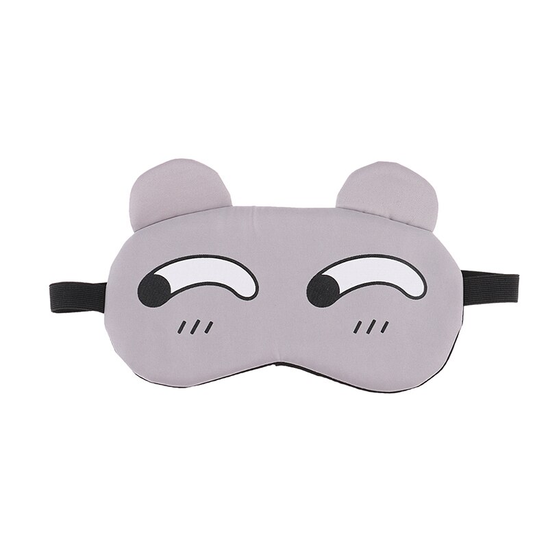 Slaap Oogmasker Slaapmasker Katoen Kat Ooglap Slaapmasker Leuke Eye Cover Travel Rest Eye Band Slapen Aid Blinddoeken: D