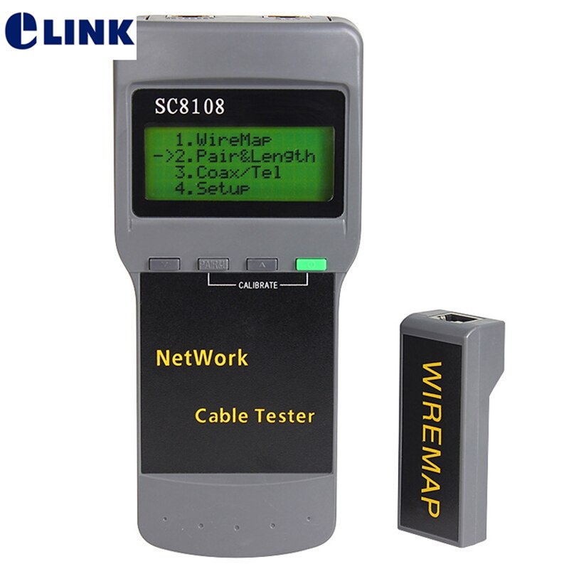 Kabel Tracker C8108 CAT5 RJ45 Netwerk Kabel Tester Breekpunt Finder Lengte Test Afstandsmeter SC8108