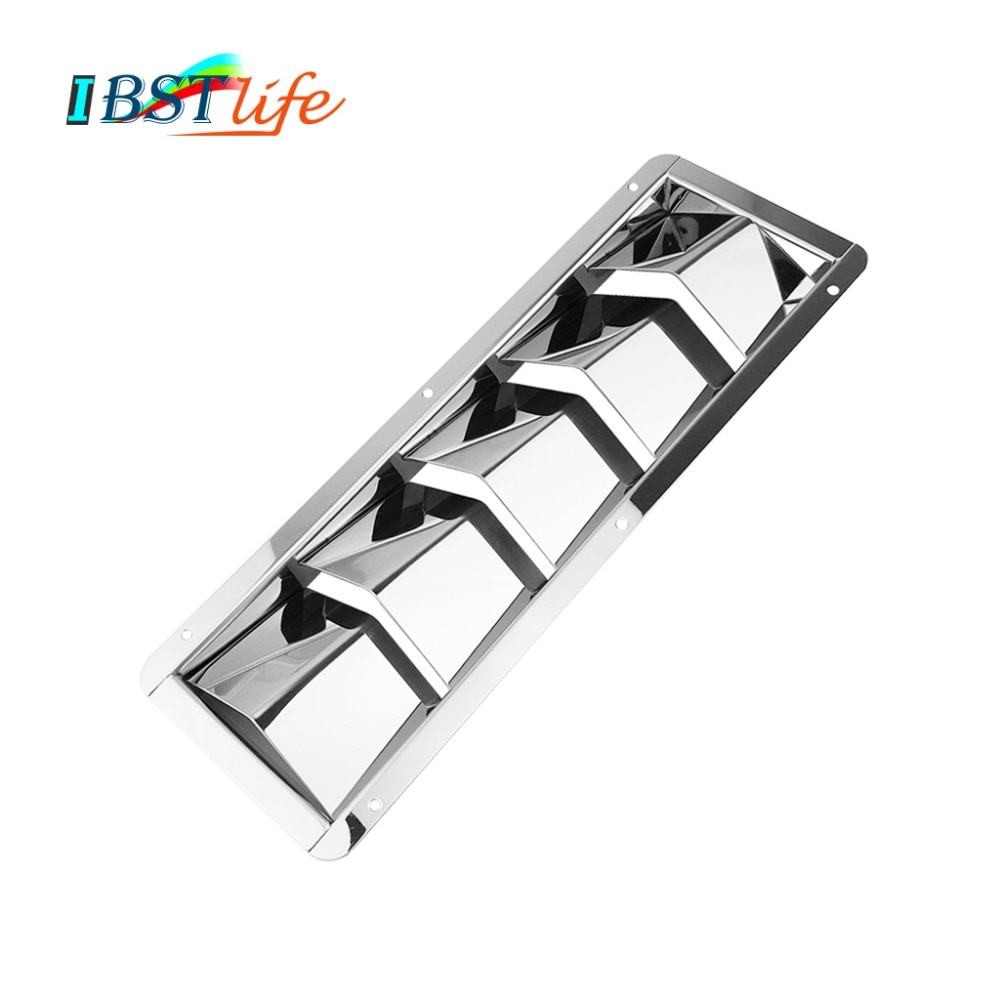 Rejilla de ventilación cuadrada para barco, cubierta de rejilla de ventilación de acero inoxidable 304, 5 ranuras