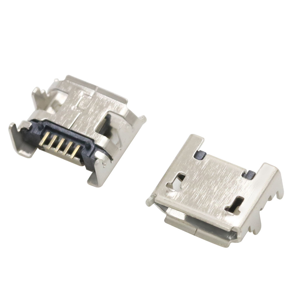 Micro usb 2p 5p jack opladningsport stik dock oplader dip smd til telefon tablets højttalere osv. port stik strømstik