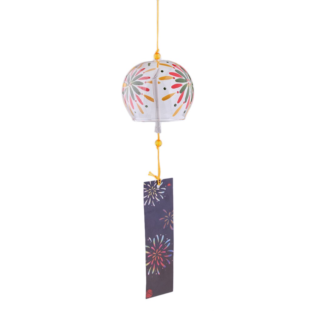 japonaise verre vent cloche Furin vent carillons maison suspendus décor: 16