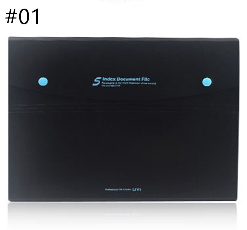 A4 File Organizer Document Houder 5-Layer Grote Capaciteit Bestanden Bag Pouch Uitbreiden Accordeon Mappen Waterdichte Office Supply: 01