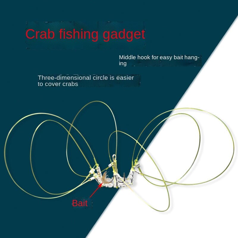 Ensemble d&#39;anneaux de pêche en forme de crabe, équipement tueur de homard, 6 anneaux, nouveauté 8/12